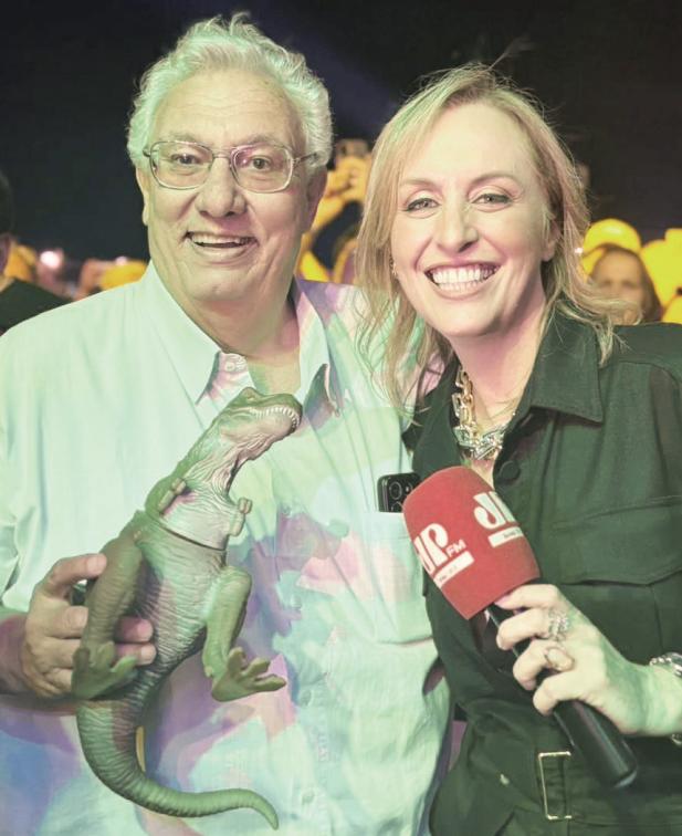 Fernando Moni aproveitou cada minuto do show da Banda Geriatricus