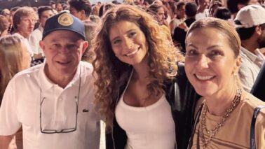 Encontro especial no show da cantora Shakira