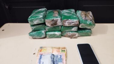GCM realiza apreensão de maconha em Bebedouro (Foto: O Diário de Barretos)
