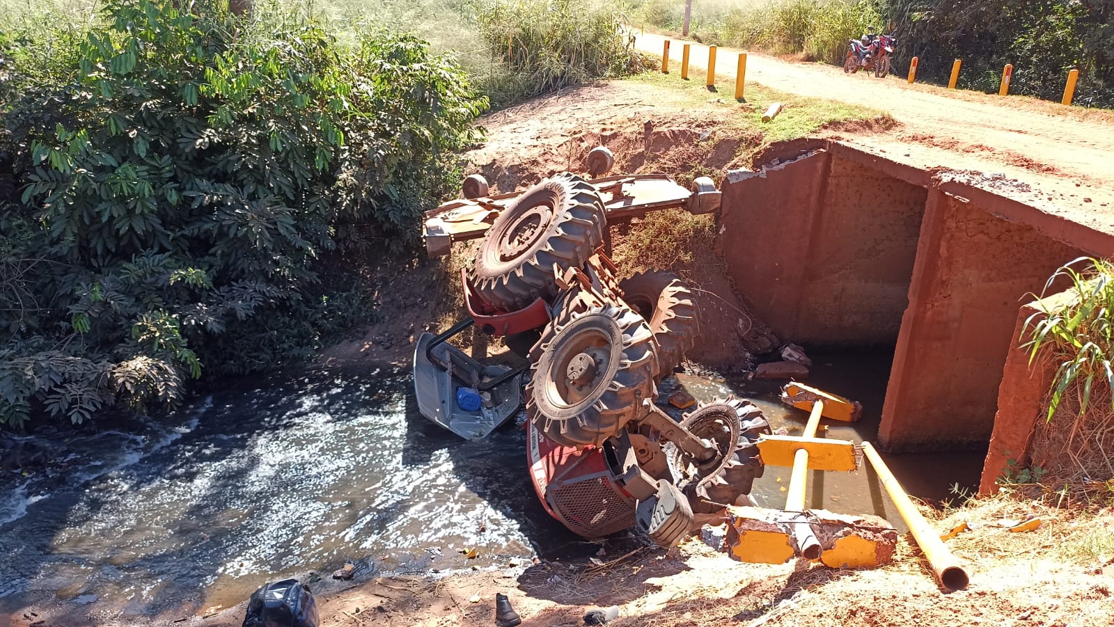 Morre tratorista vítima de acidente em área rural