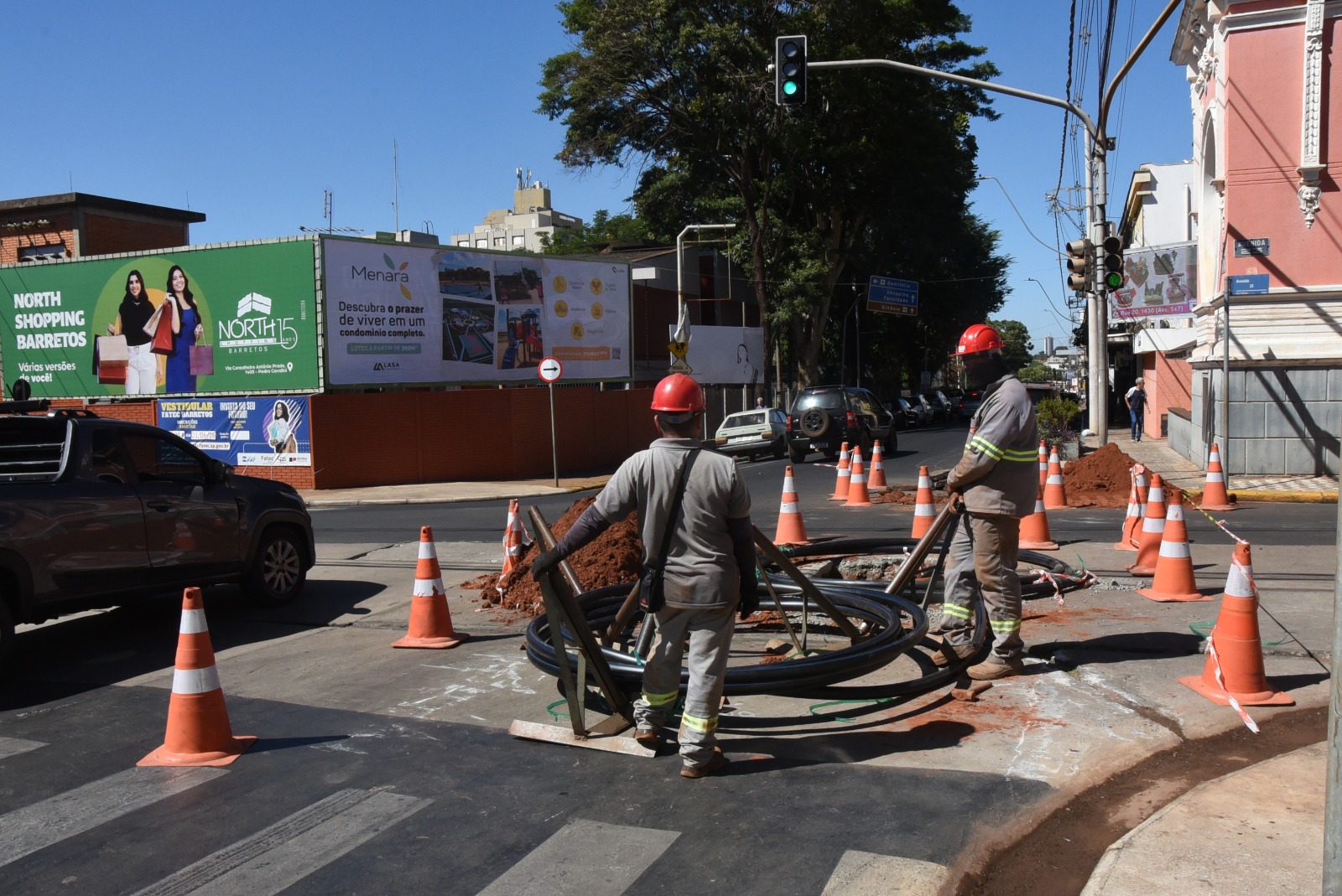 Troca de tubulação chega a região central