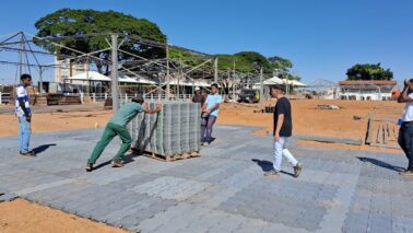 Estrutura do Revelando SP começa a ser montada 