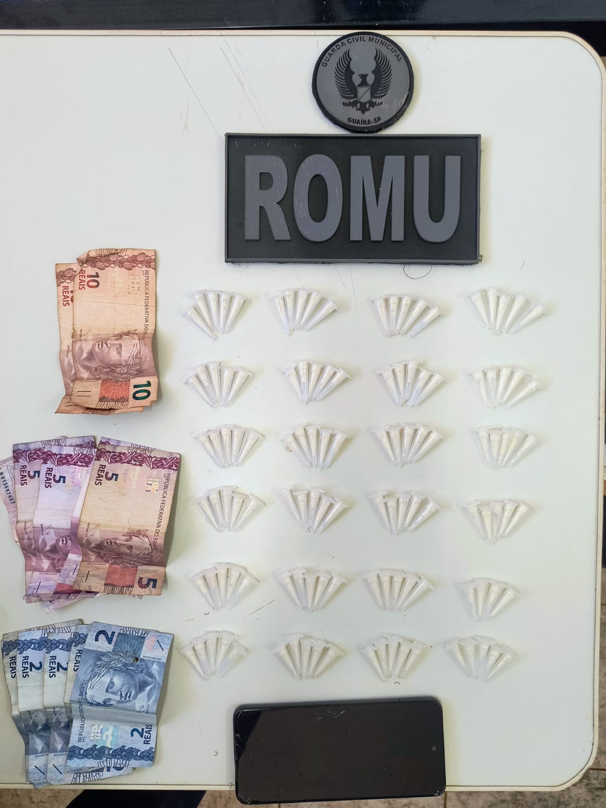 Suspeito é detido pela GCM por tráfico em Guaíra