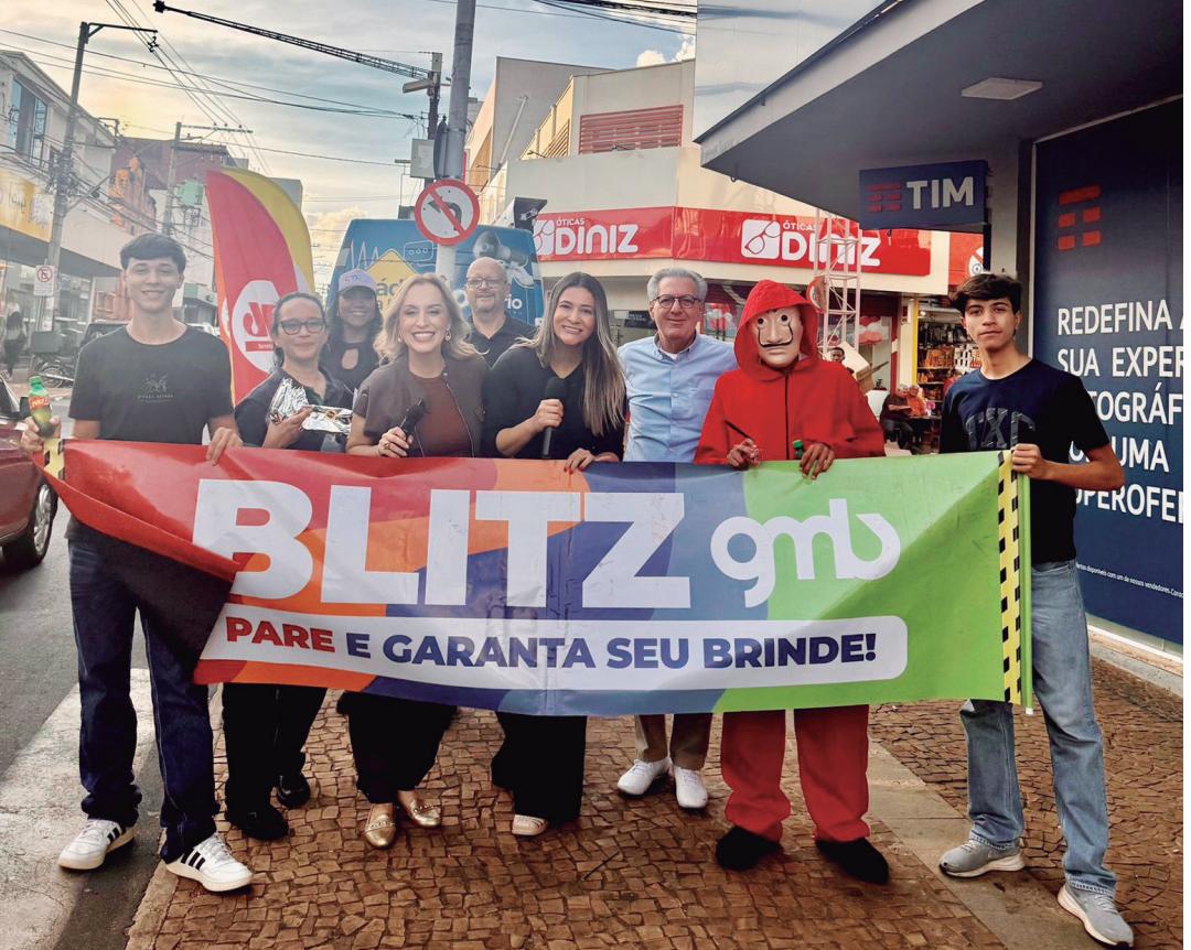 Na última sexta-feira (8), o Grupo Monteiro de Barros realizou, ao lado da ACIB e Sincomercio, uma blitz
