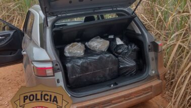 Polícia Rodoviária encontra 60kg de maconha e suspeitos são identificados pela Polícia Civil (Foto: O Diário de Barretos)
