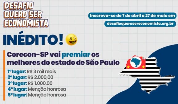 Alunos da região podem participar de desafio nacional de economia
