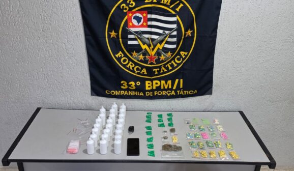 Polícia Militar detém suspeito e encontra entorpecentes em Barretos (Foto: O Diário de Barretos)