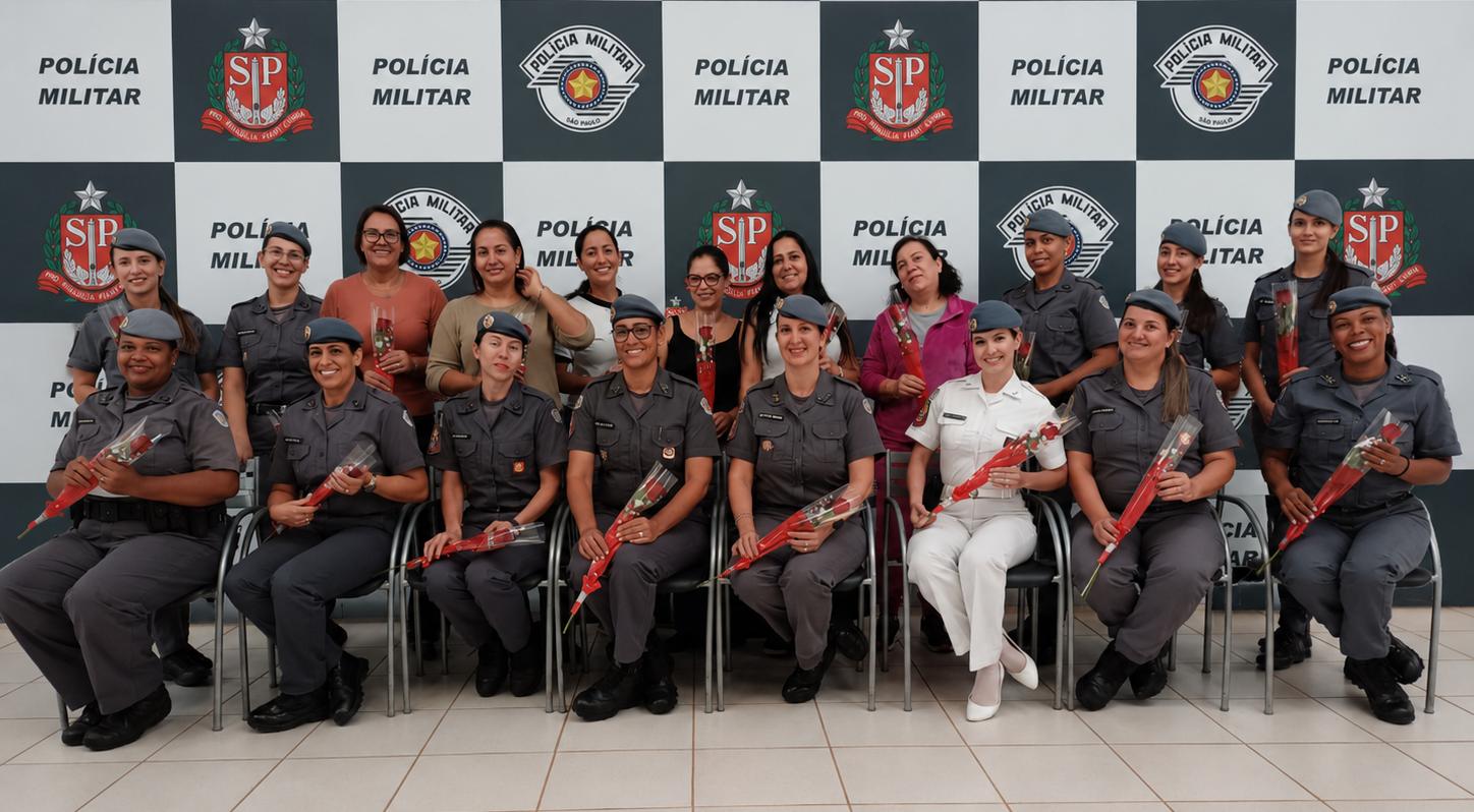Policiais militares femininas são homenageadas