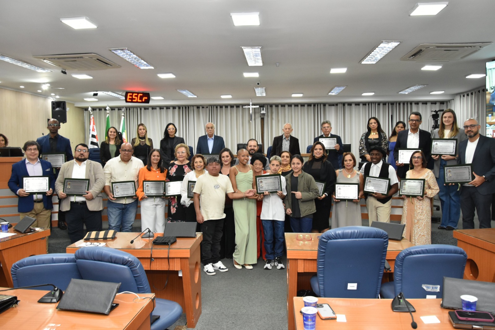 Incentivadores da cultura recebem diploma na Câmara