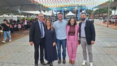 A abertura do Revelando SP de Barretos contou com a presença do secretário em exercício da Secretaria Estadual de Cultura, Economia e Indústria Criativa, Marcelo Assis.