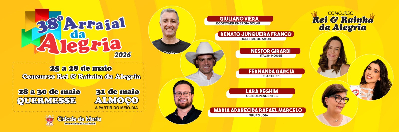 Candidatos comentam participação na disputa do Rei e Rainha da Alegria