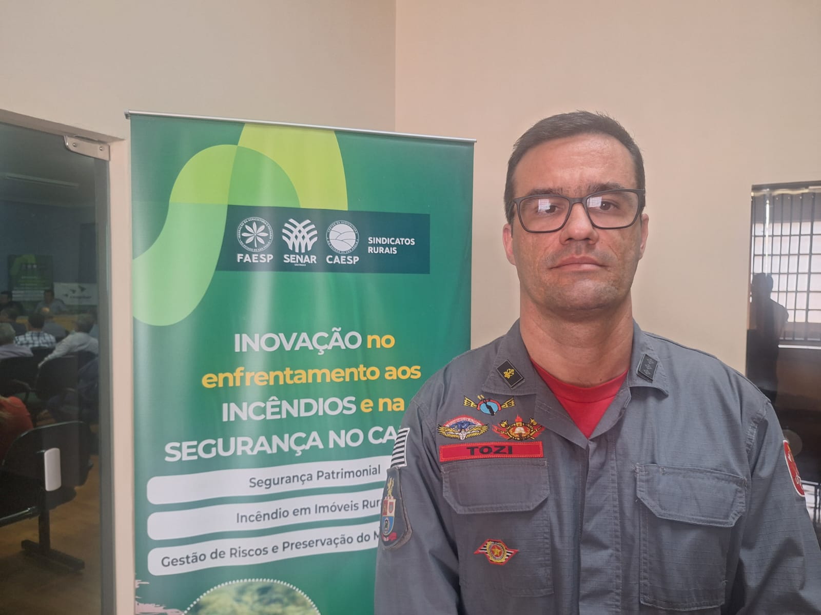 Bombeiros orientam sobre conscientização dos produtores rurais para combate a incêndios