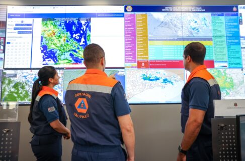Defesa Civil alerta para chuva forte e frio no estado de SP
