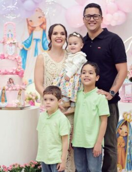 Maria Flor celebrou seu primeiro aninho no dia 20 de maio
