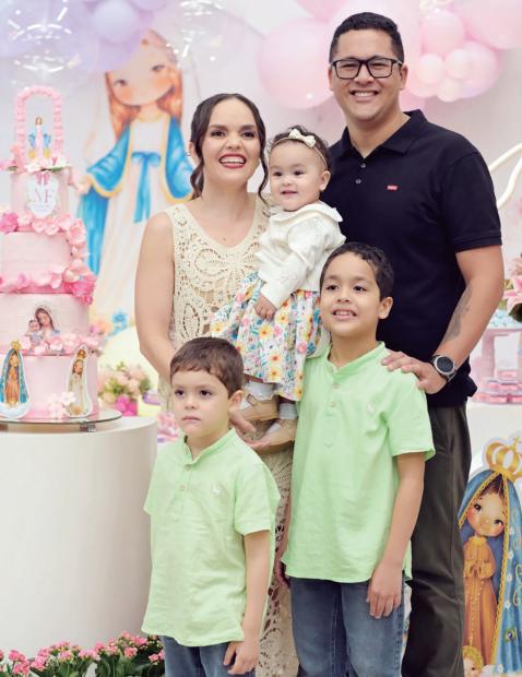 Maria Flor celebrou seu primeiro aninho no dia 20 de maio