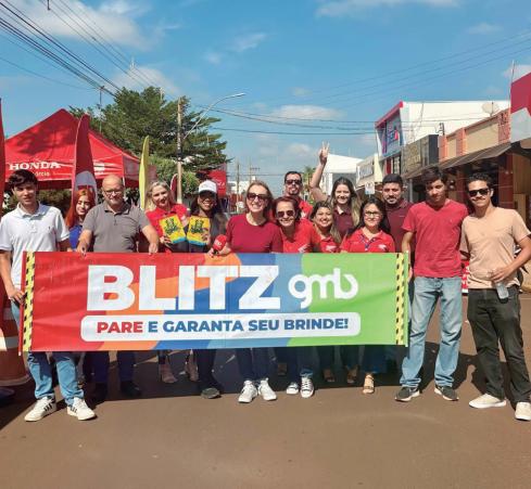 Blitz em parceria com a Honda Caiobá