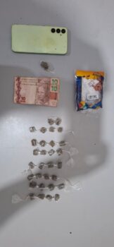 Jovem é detido com drogas no bairro Mutirão III (Foto: O Diário de Barretos)
