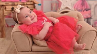 Cecília completa 3 meses