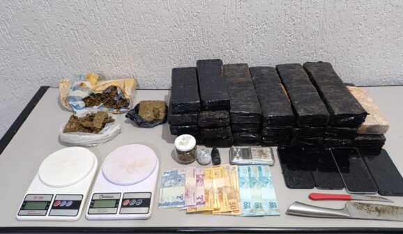 Polícia Militar detém suspeitos e apreende 18,8 kg de entorpecentes (Foto: O Diário de Barretos)