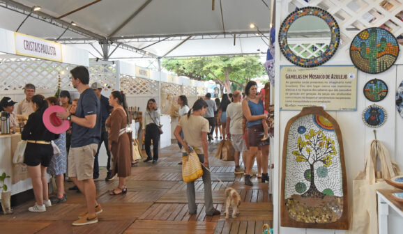Mais de 30 expositores de artesanato participaram do Revelando SP no Recinto