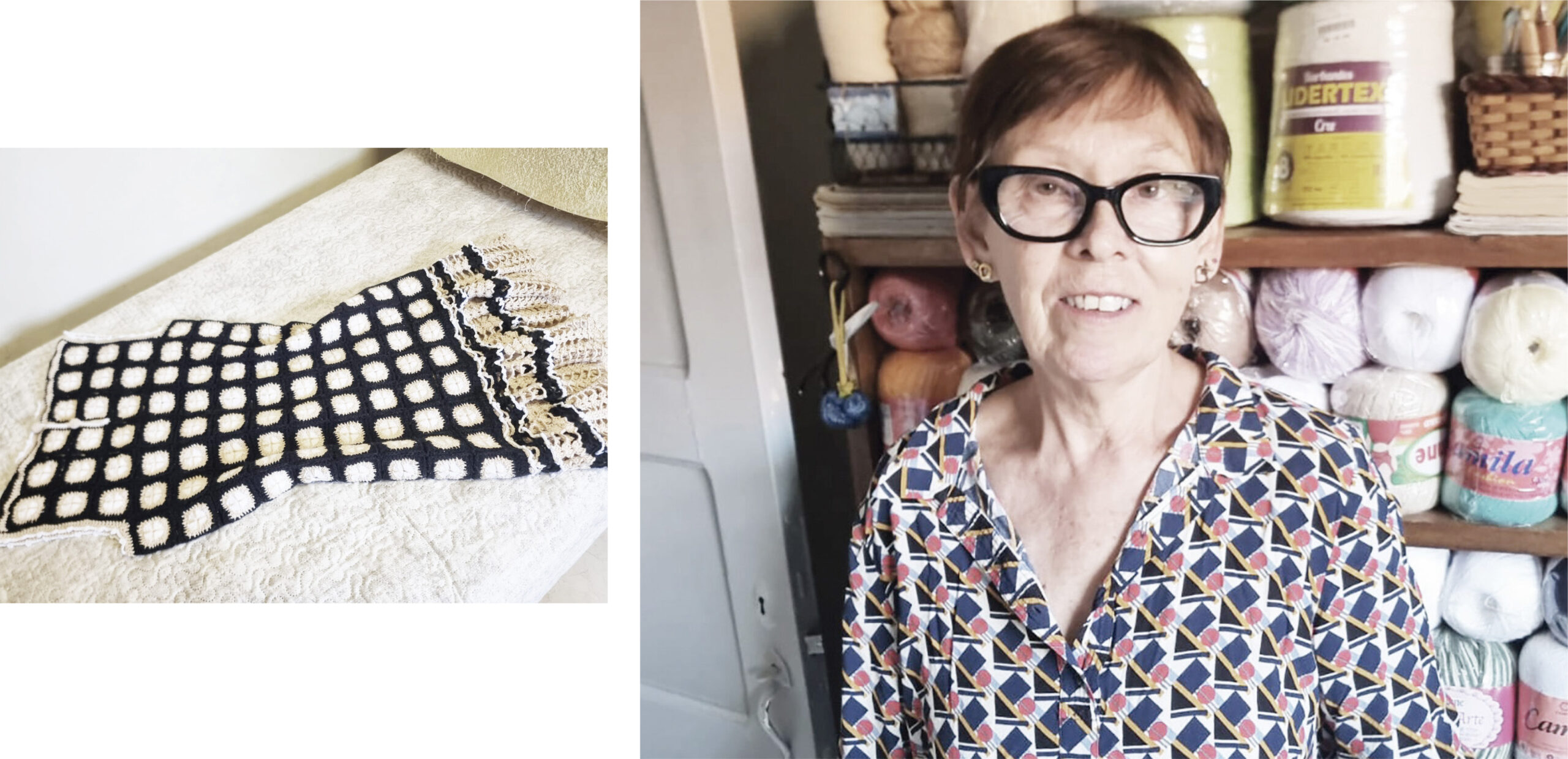 Artesã transforma linhas e memórias em peças únicas