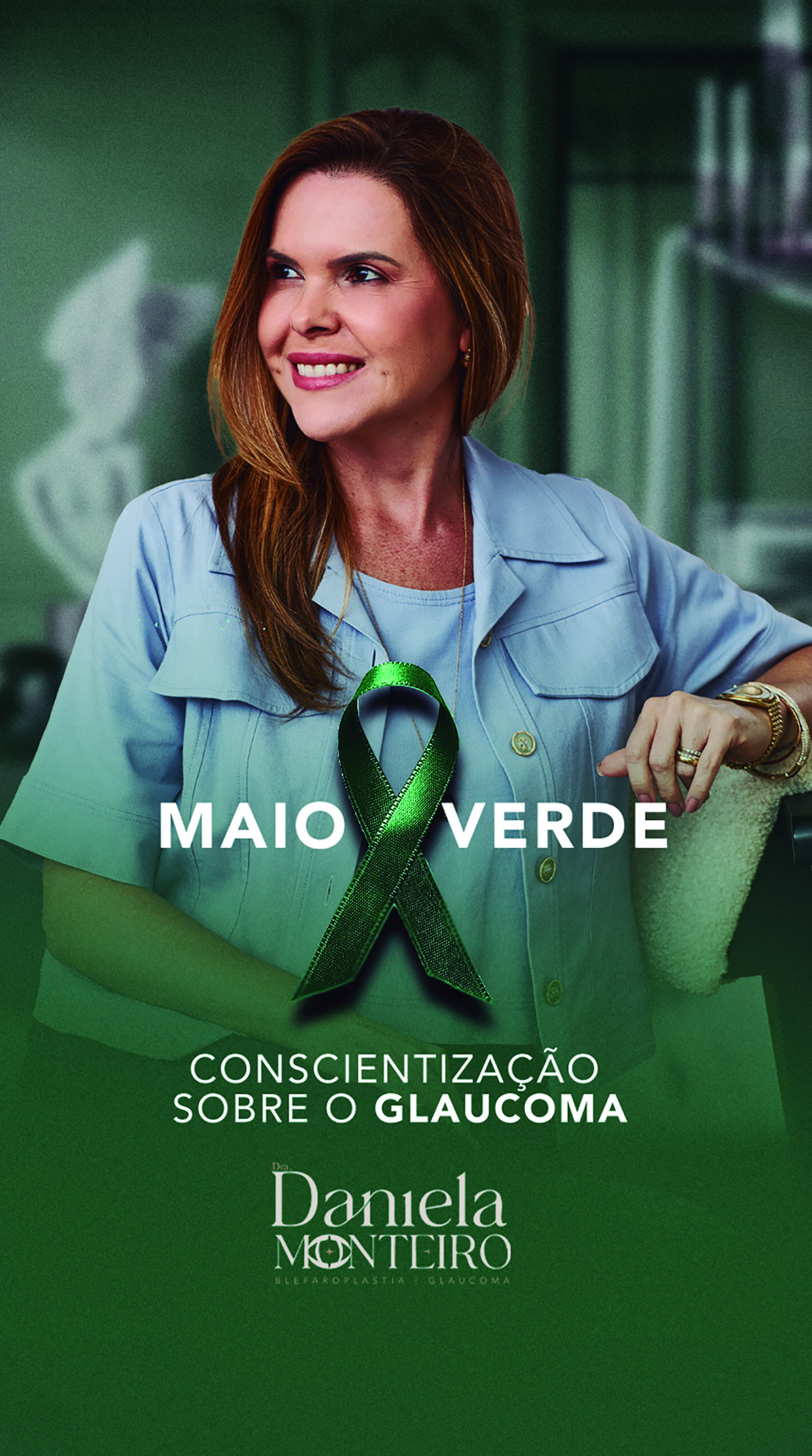 Campanha Maio Verde destaca conscientização sobre o Glaucoma