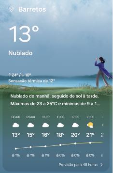 Termômetros atingem a marca de 12ºC em Barretos