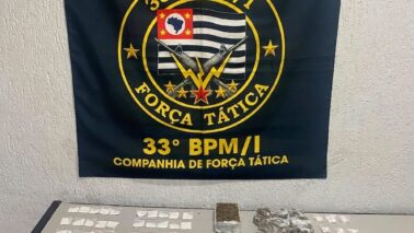 Polícia Militar prende dois suspeitos por tráfico de entorpecentes (Foto: O Diário de Barretos)