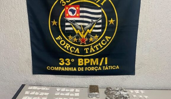 Polícia Militar prende dois suspeitos por tráfico de entorpecentes (Foto: O Diário de Barretos)