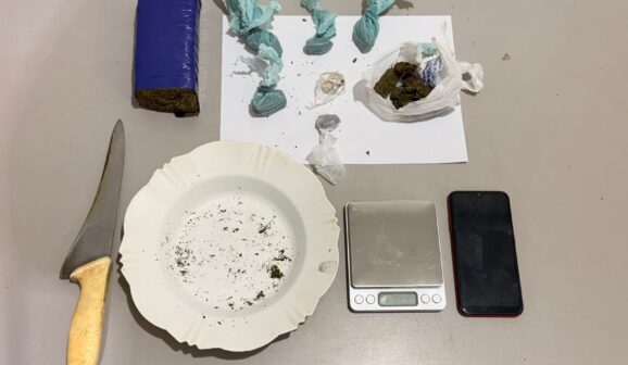 Procurado pela Justiça é detido pela PM por tráfico (Foto: O Diário de Barretos)