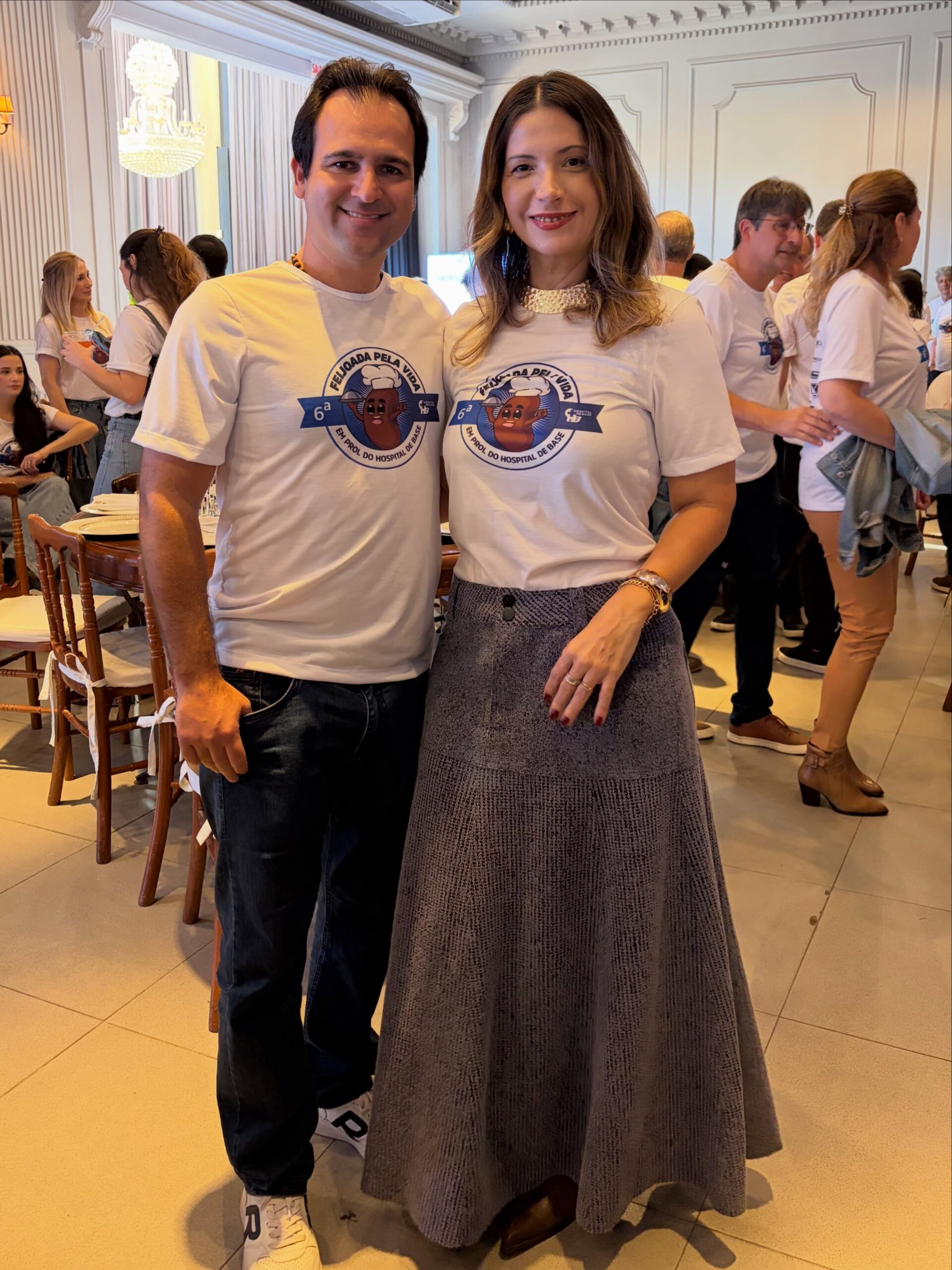 Ronaldo Daher e Márcia Fonseca