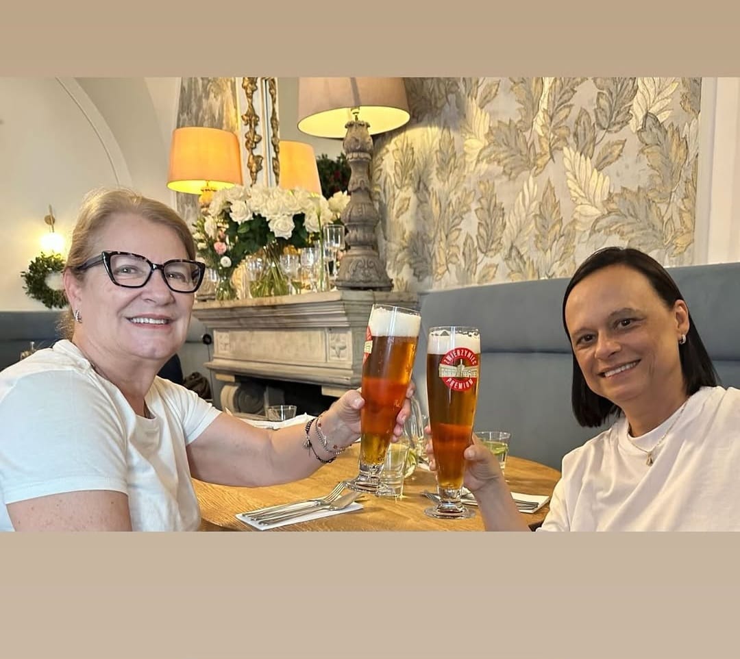 As amigas Eliane e Célia