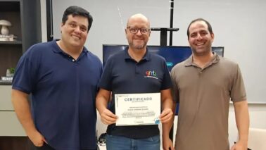 André Almeida recebeu certificação em evento de capacitação