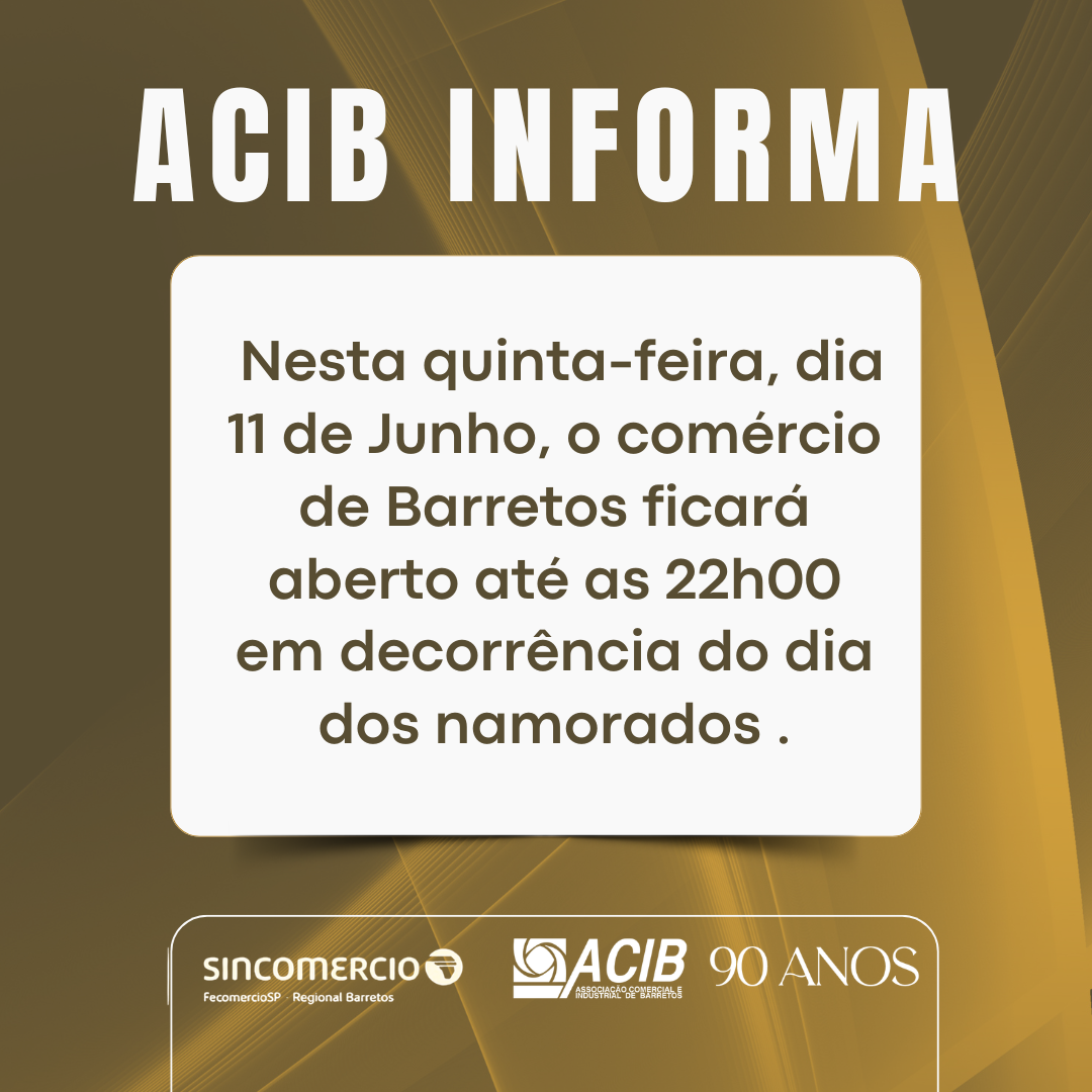Comércio barretense abre hoje até 22 horas em campanha especial