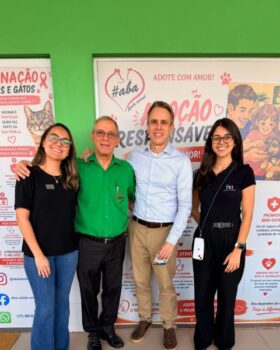 Eduardo Croys Felthes recebeu na inauguração do Centro Veterinário da ABA