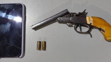 Auxiliar operacional é detido pela PM por disparo e porte ilegal arma de fogo (FOTO: O Diário de Barretos)