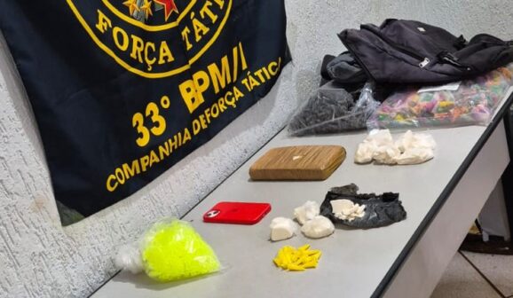 Polícia Militar detém traficante e apreende 1,6 kg de cocaína (Foto: O Diário de Barretos)