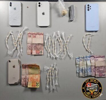 Polícia Militar detém quatro por tráfico de entorpecentes no bairro Santana (Foto: O Diário de Barretos)