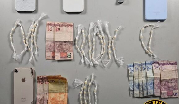 Polícia Militar detém quatro por tráfico de entorpecentes no bairro Santana (Foto: O Diário de Barretos)