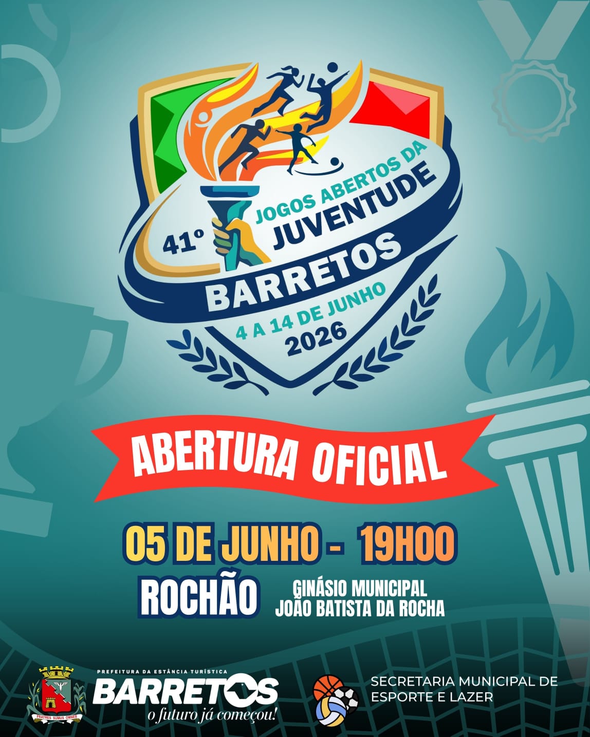 Barretos sedia fase final estadual dos 41º Jogos Abertos da Juventude