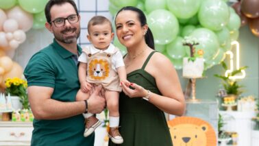 José Pedro Corrêa de Freitas comemorou seu primeiro aniversário