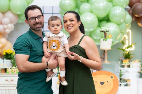 José Pedro Corrêa de Freitas comemorou seu primeiro aniversário