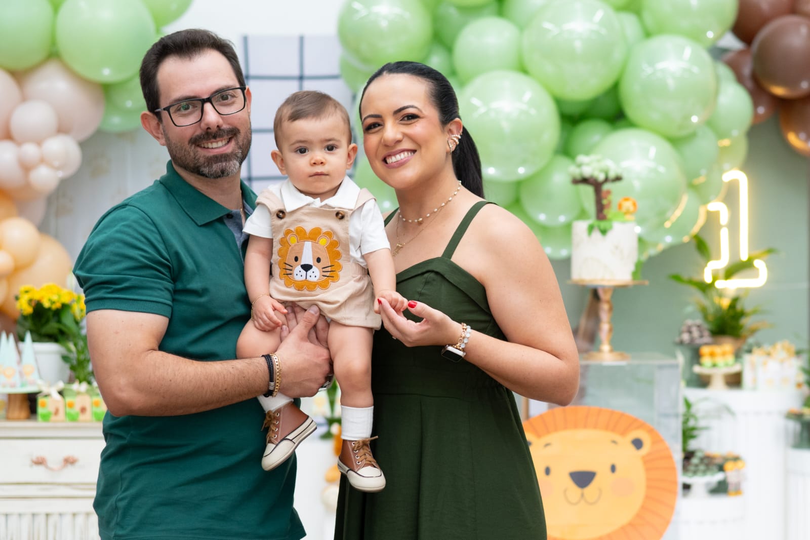 José Pedro Corrêa de Freitas comemorou seu primeiro aniversário