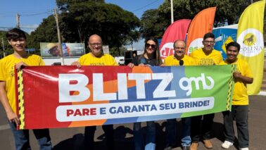 Animação marca mais uma blitz da equipe