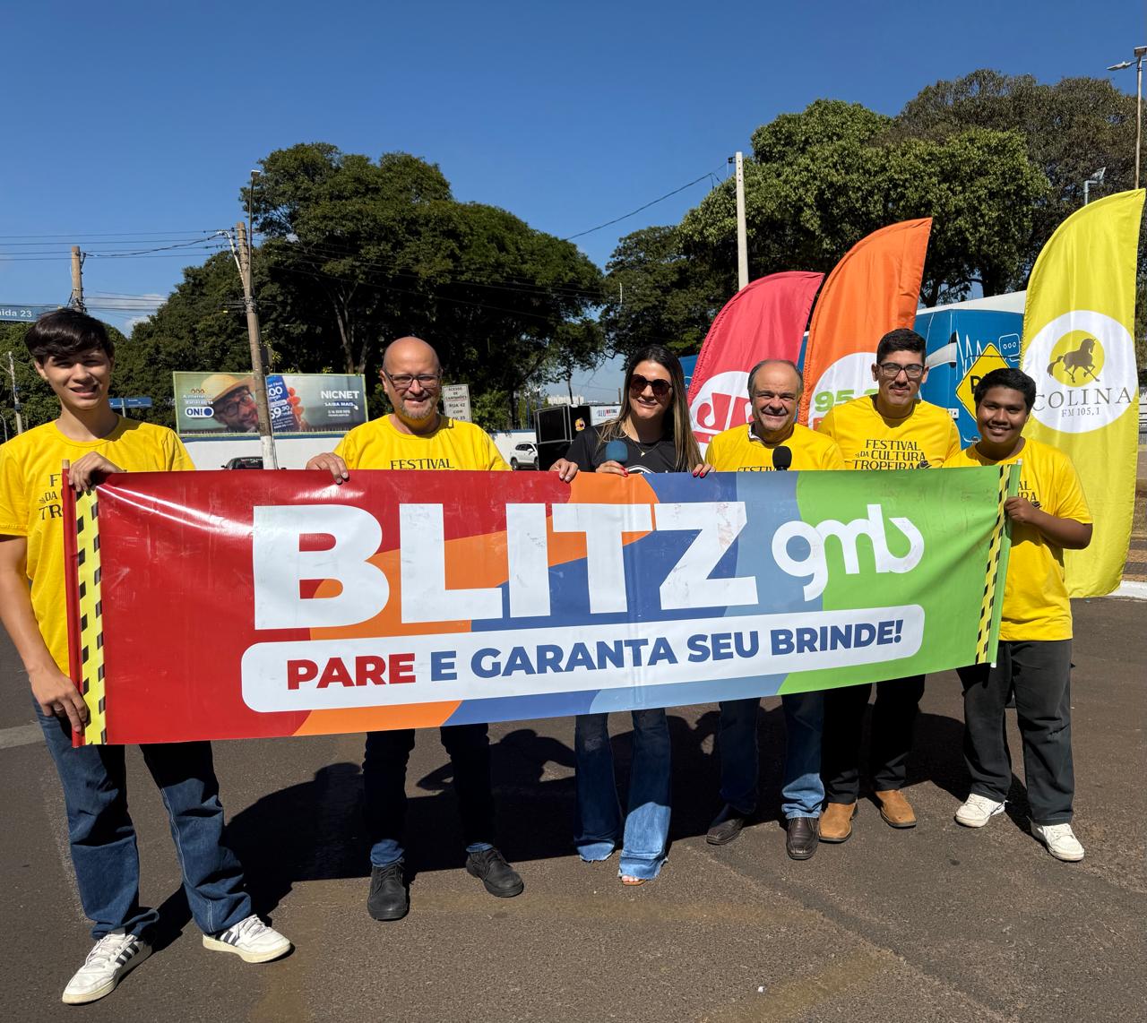 Animação marca mais uma blitz da equipe