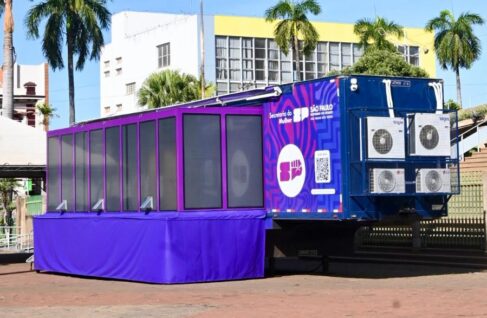 Região recebe estrutura itinerante de proteção às mulheres