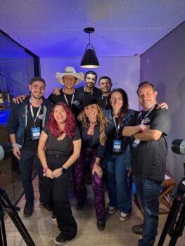 Integrantes do audiovisual e comunicação do Hospital de Amor