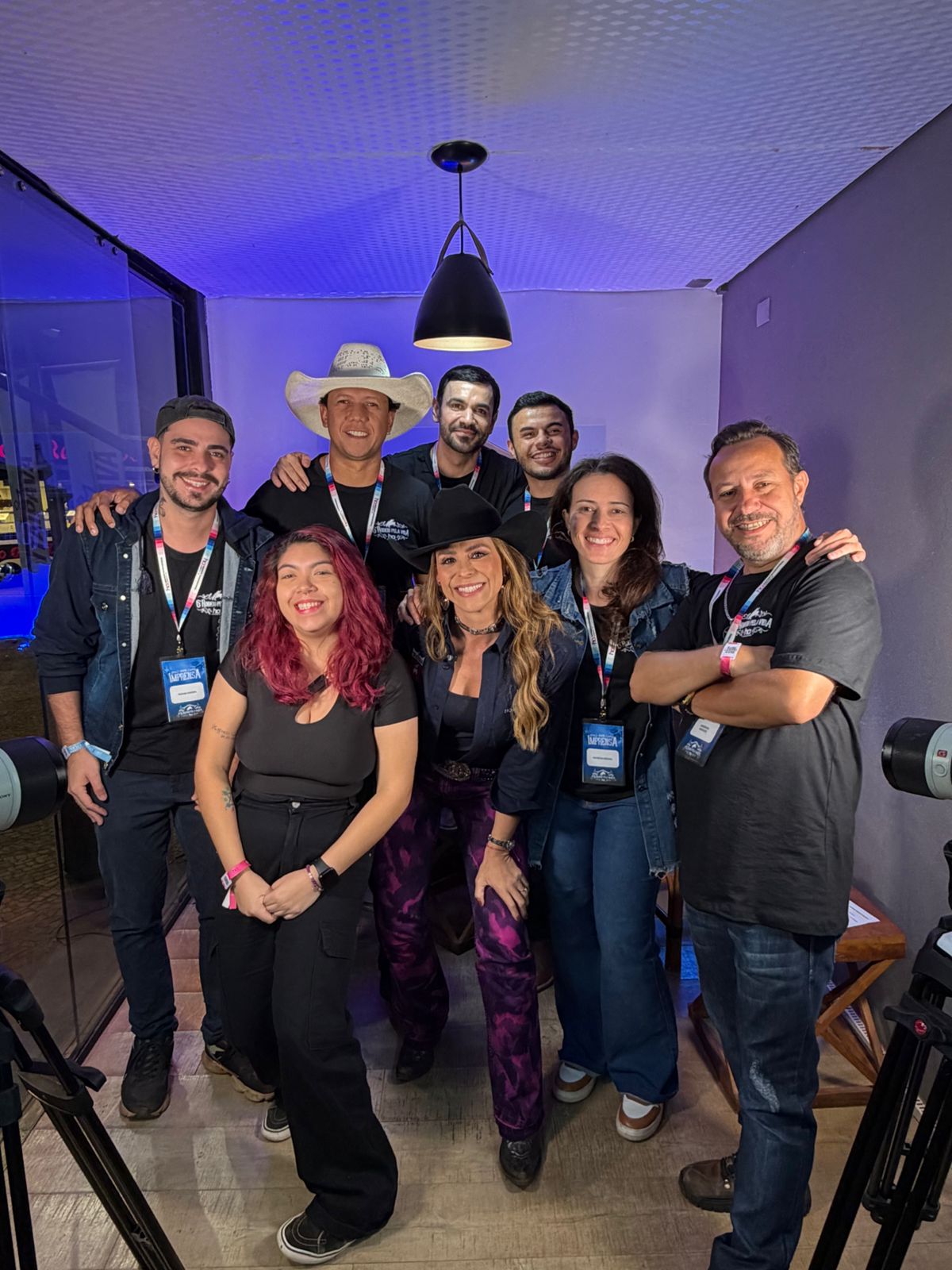 Integrantes do audiovisual e comunicação do Hospital de Amor