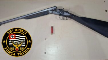 Suspeito de integrar facção criminosa é detido com arma de fogo (Foto: O Diário de Barretos)