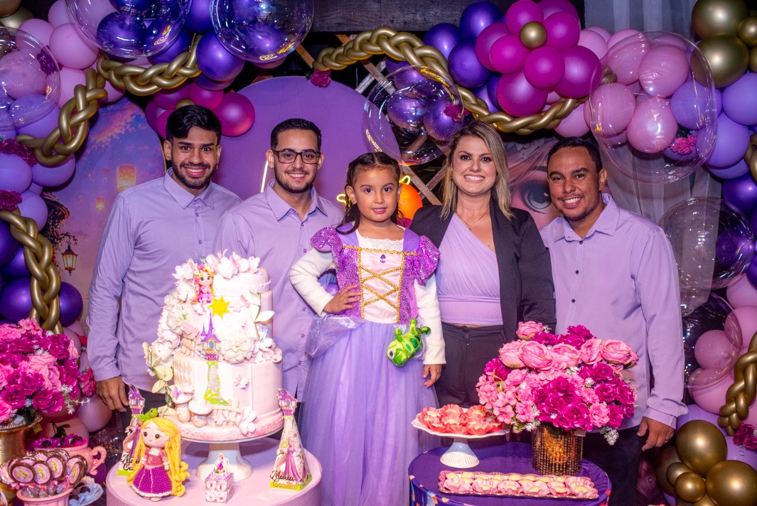 A pequena Maria Cecília celebrou seus 5 aninhos